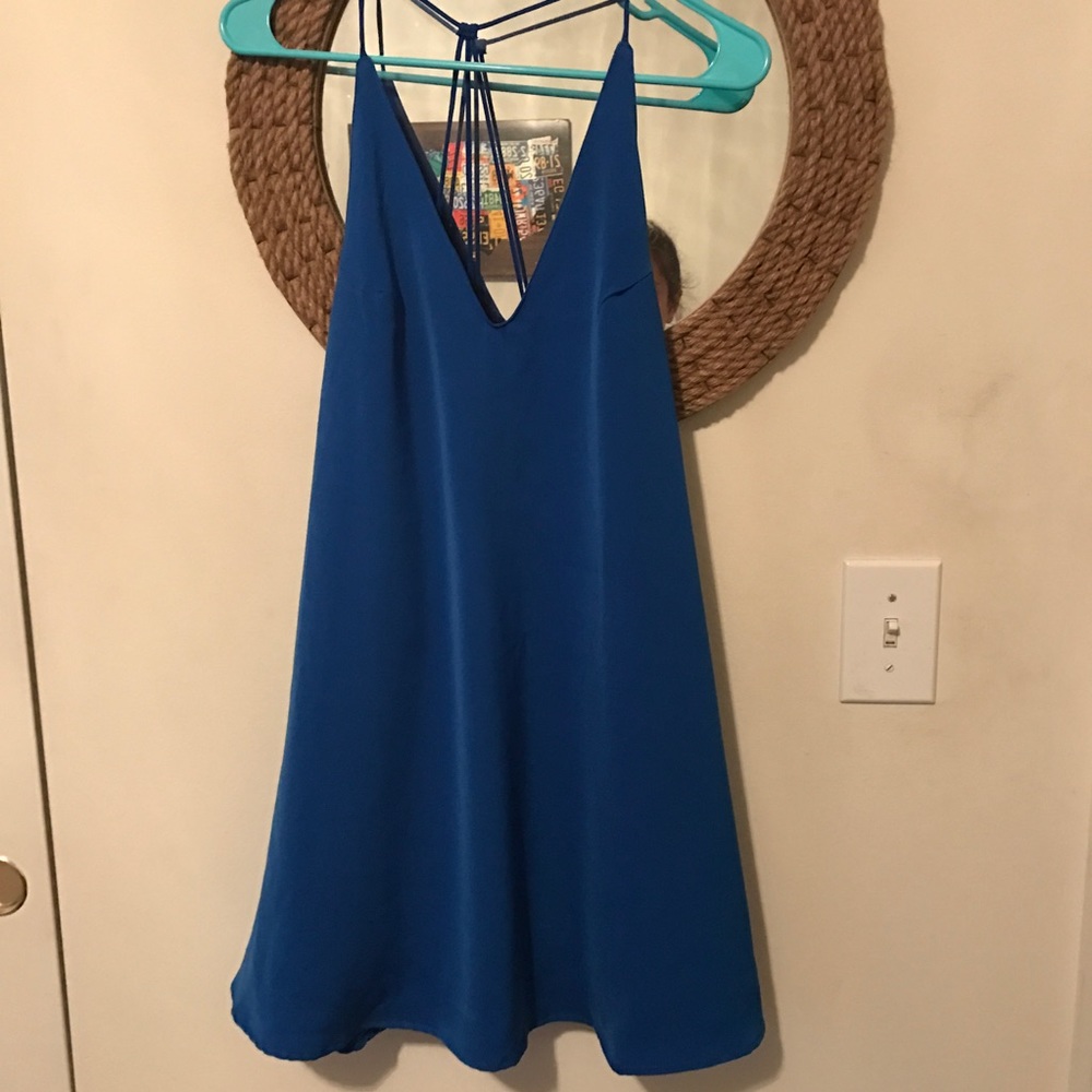 Royal Blue Thin strap dress